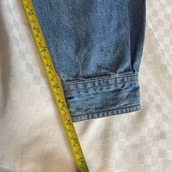 VIntage Orange Tab Levi Strauss & Co Mens Denim Shirt - Picture 11 of 15